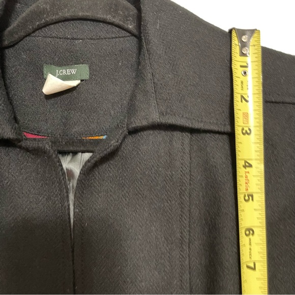 J. Crew Robert Noble Black Wool Jacket Blazer Scotland Size 4 - Picture 9 of 11